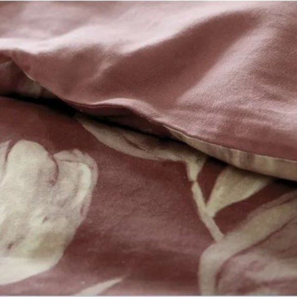 The Company Store Grand Tulip Duvet Cover -Textural Cotton Duck - Picture 4 of 7